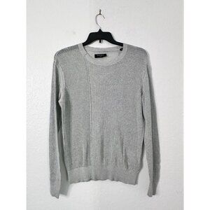 All Saints Gray Crew Neck Sweater